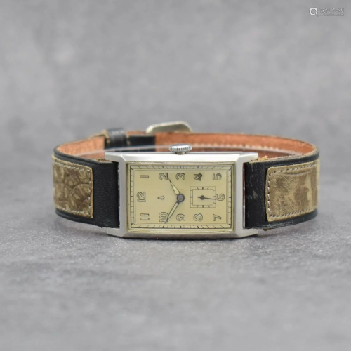 UHRENFABRIK GLASHÜTTE SA gents wristwatch in stainless