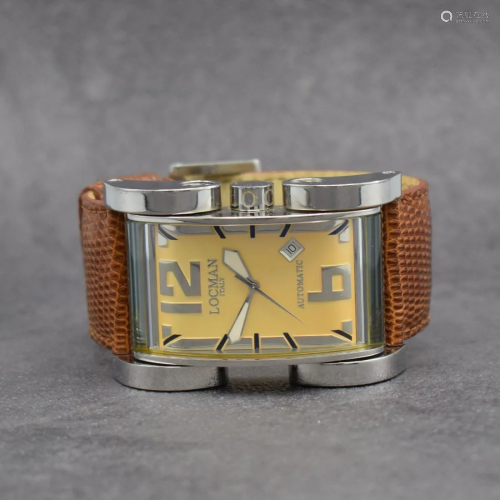 LOCMAN Reference 500 wristwatch in steel