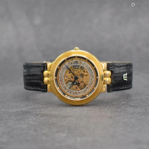 MAURICE LACROIX skeletonized gents wristwatch