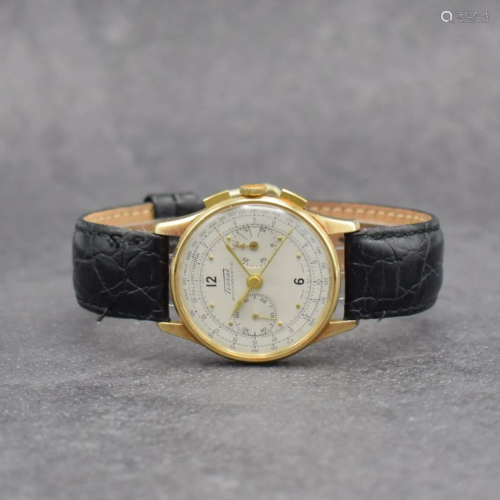 TISSOT rare 18k yellow gold chronograph