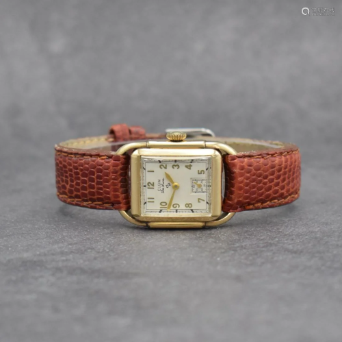 ELGIN De Luxe manual wound wristwatch, USA 1940`s