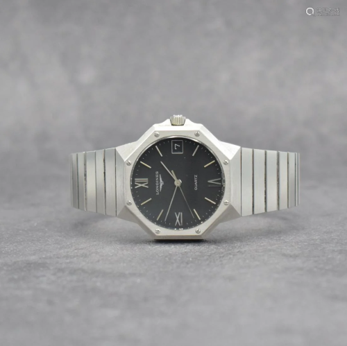 LONGINES gents wristwatch in stainless steel