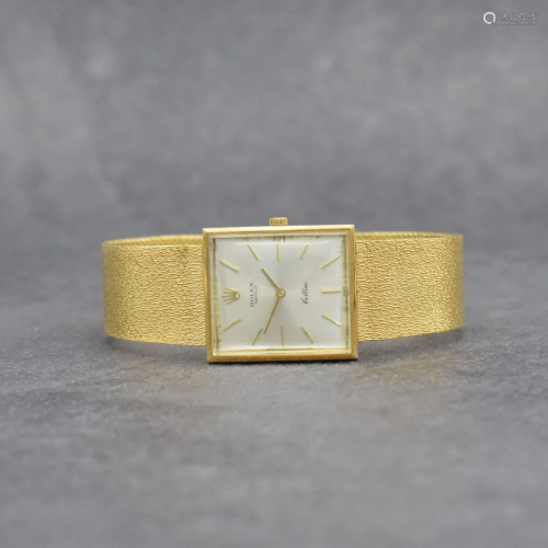 ROLEX 18k yellow gold Cellini ladies wristwatch