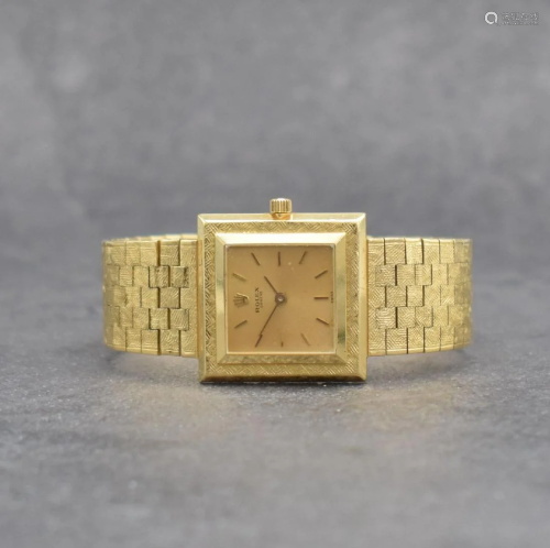 ROLEX 18k yellow gold wristwatch reference 9878