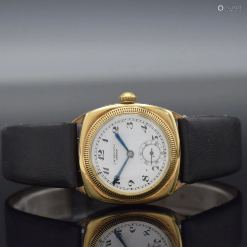 CYMA / J. W. BENSON 9k yellow gold wristwatch