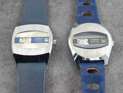 Set of 2 unworn DUGENA Digital wristwatches