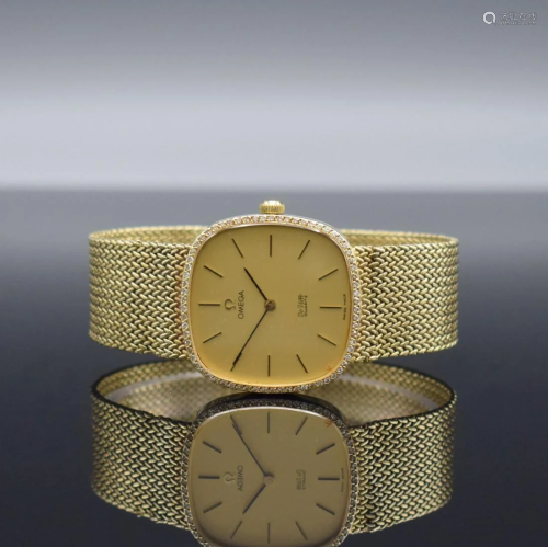 OMEGA De Ville 14k yellow gold gents wristwatch