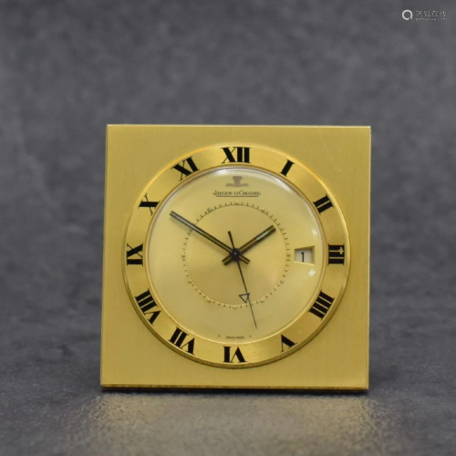 Jaeger-LeCoultre small table clock with alarm