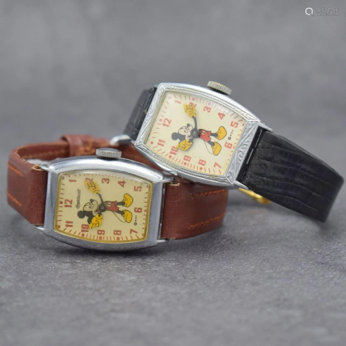 Mickey Mouse set of 2 wristwatches from Walt Disney
