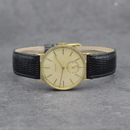 LONGINES 14k yellow gold gents wristwatch