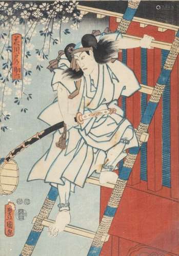 Ukiyo-e Farbholzschnitt Japan, 19.