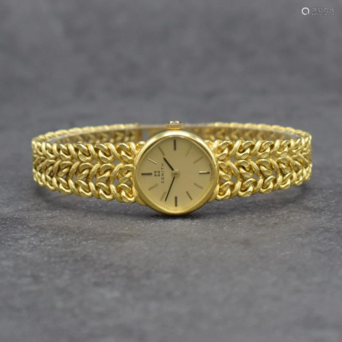 ZENITH 14k yellow gold ladies wristwatch