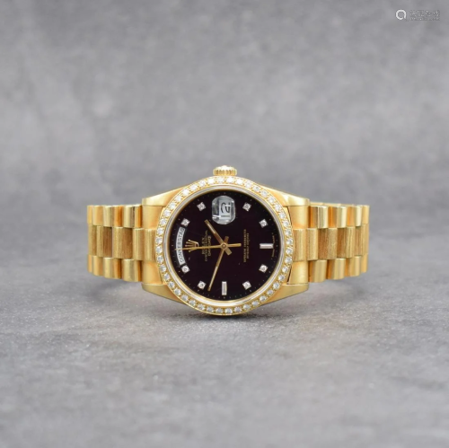 ROLEX 18k yellow gold Oyster Perpetual Day-Date