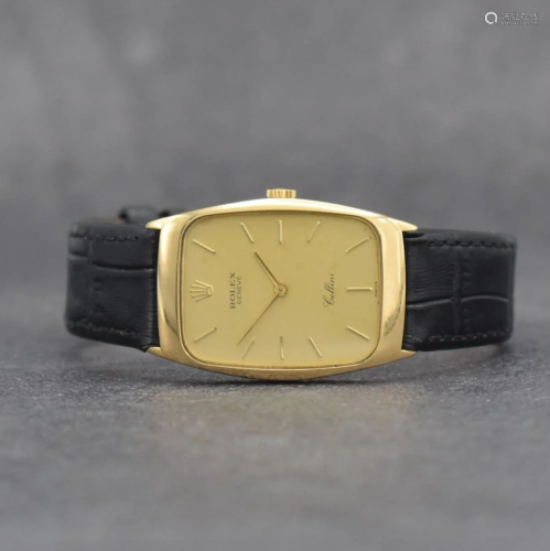 ROLEX 18k yellow gold Cellini wristwatch