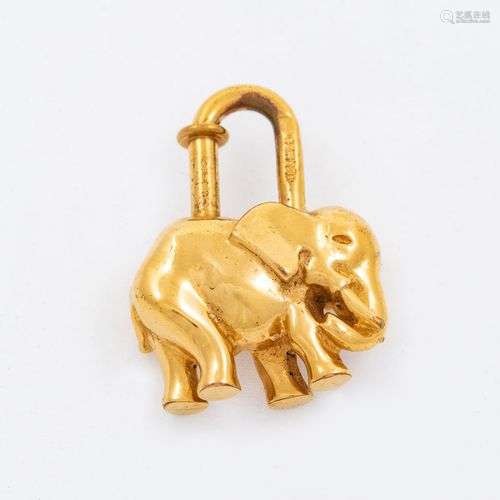 HERMÈS - Elephant Cadena Lock Charm