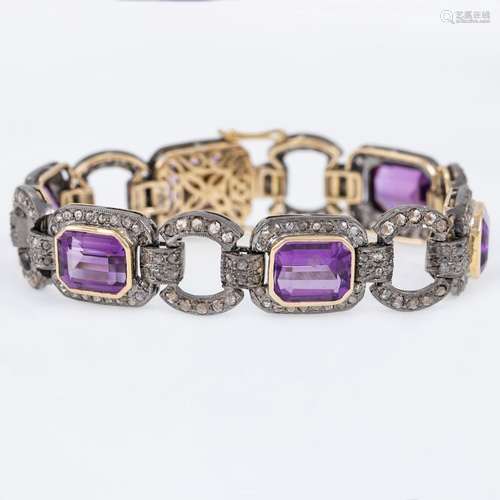 Amethyst-Armband mit