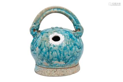 POT A CHAUX EN GRES EMAILLE TURQUOISE Vietnam, Dynastie des ...