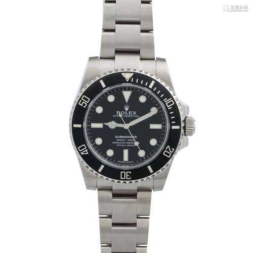 ROLEX Submariner No Date, Ref. 114060. Armbanduhr.