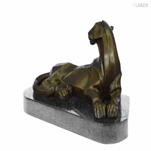 Mountain Lion Bronze Sculpture