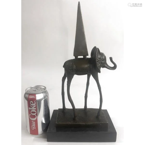 Space Elephant Bronze Sculpture