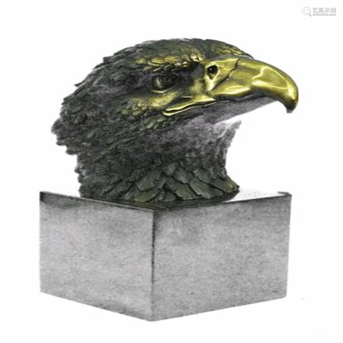 Magnificent American Bald Eagle Bronze Sculpture