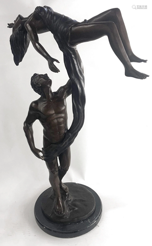 Poised Dancer Ballerina Bronze Sculpture