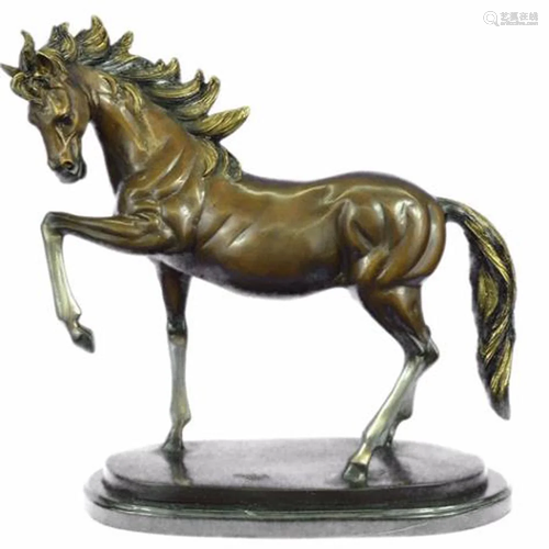 Wild Horse Prance Bronze Sculpture