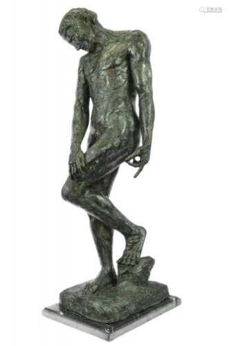 A Cast Bronze Sculpture