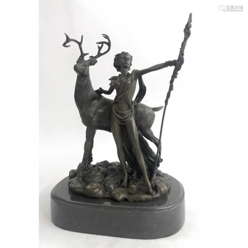 Diana The Huntress Bronze Sculpture