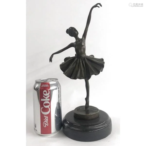 Graceful Ballerina Bronze Statue