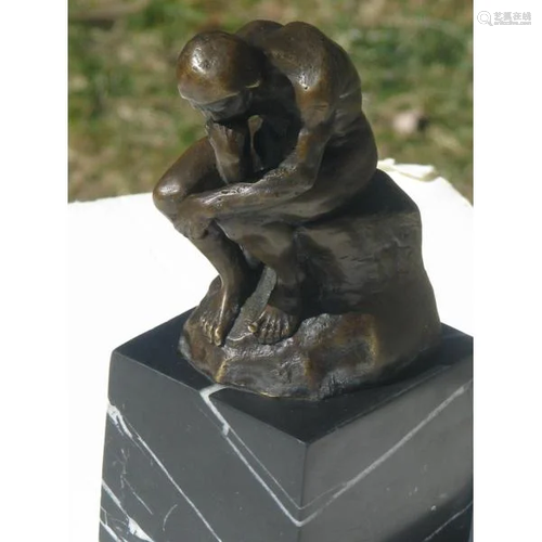 Thinker Bronze Sculpture