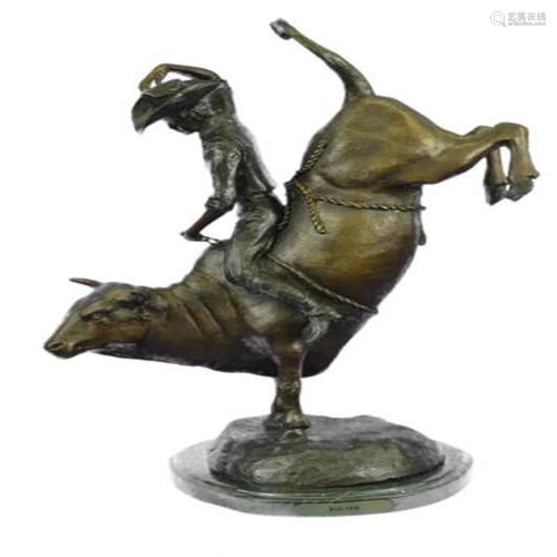 Cowboy Bronze Sculpture