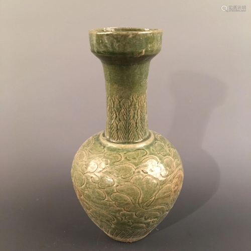 Chinese Yaozhou Kiln Bottle Vase