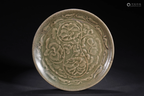 Yaozhou Kiln Lotus Plate