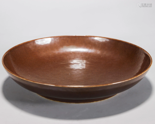 Brown Glazed Plate