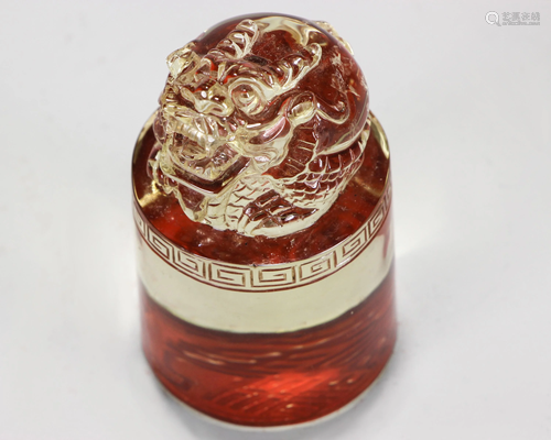 Scottish Topaz Dragon Seal