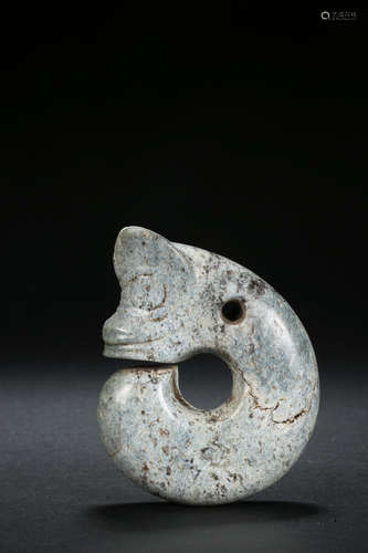 Hongshan Culture Jade Pig Dragon