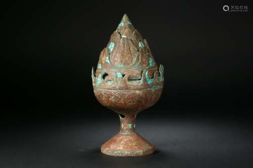 Copper Boshan Furnace Han Dynasty