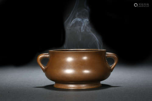 Copper Incense Burner in Qing Dynasty
