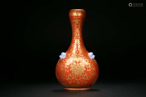 Flower Gourd Bottle Qing Dynasty