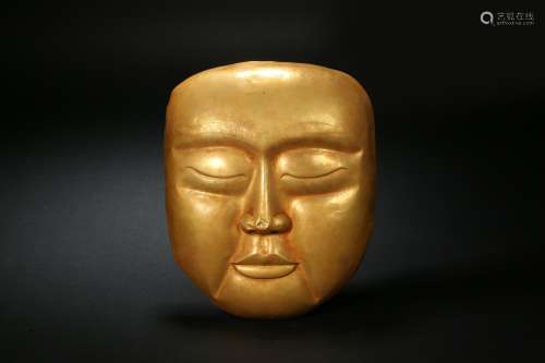 Golden Mask in Liao Dynasty