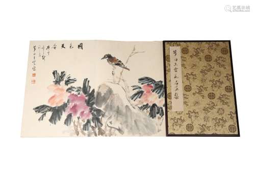 Chinese ink painting
(Wang Yun Flower and Bird Album)