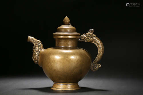 Bronze jug in the Qing Dynasty