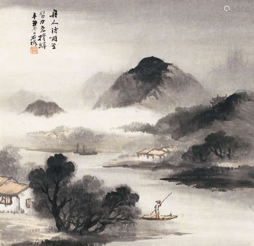 吴石仙 山水 立轴