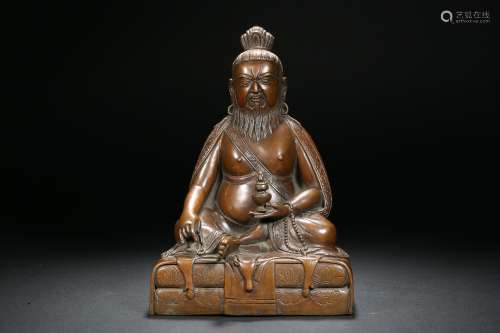 Bronze Statue of Patriarch in Qing Dynasty