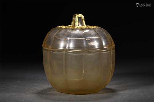 A LIAO DYNASTY AGATE COVER BOX