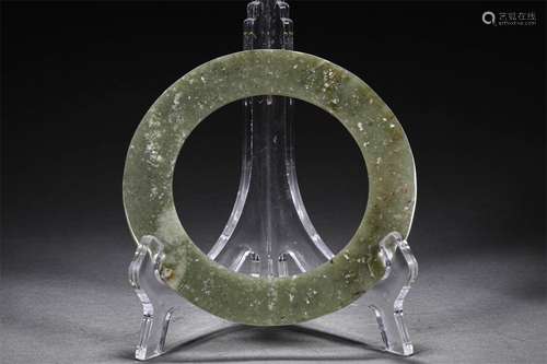 A WARRING STATES HETIAN JADE RING