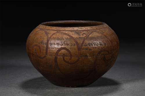 A LIAO DYNASTY FAIENCE WARE JAR