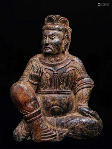 A NORTHERN DYNASTIES CLIFF STATUE