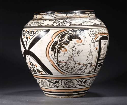 A SONG DYNASTY CIZHOU KILN BIG JAR